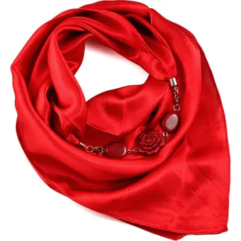 Šátek Magotex Šátek s bižuterií Stella - červený