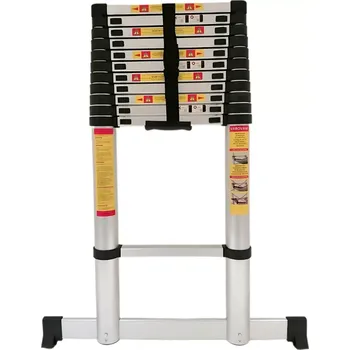 Žebřík Teleskopický hliníkový žebřík RONO LUX 4,6 m (Teleskopický žebřík)