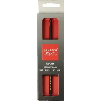 Nástroj na niť a příze Lantern Moon háček 4,5mm (Dřevěný háček Lantern Moon 4,5mm)