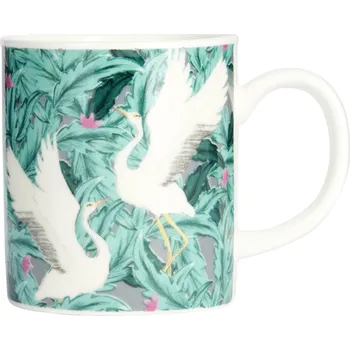 Kitchen Craft, Anglie Kitchen Craft - Porcelánový hrníček na espresso Exotic Cranes - 80 ml