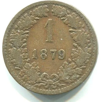 František Josef I. 1 kreuzer 1879.