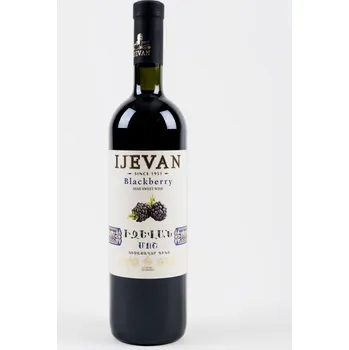 IJEVAN BLACKBERRY - POLOSLADKÉ ČERVENÉ VÍNO Z OSTRUŽIN 12% 0,75L