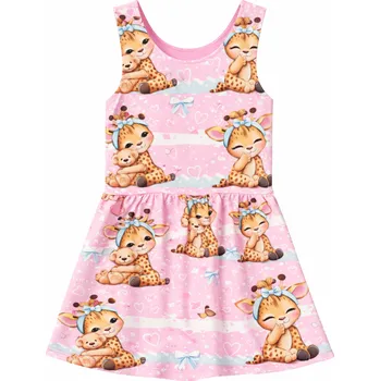 Laclové šatičky - Žirafky Velikost: 68