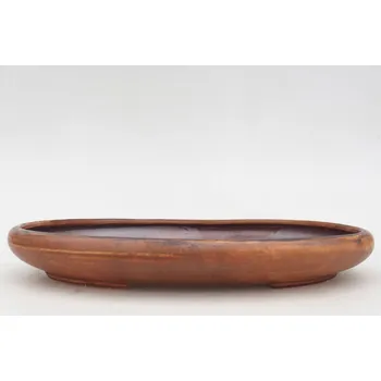 Květináč Keramická bonsai miska 22 x 17 x 3 cm růžová