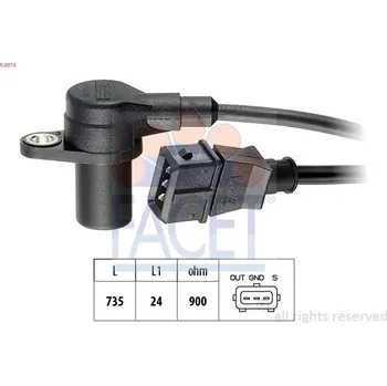 Kliková hřídel Generátor impulsů, klikový hřídel FACET 9.0074