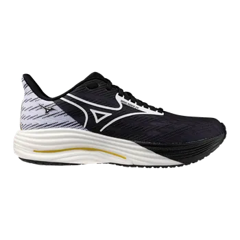 Dámská běžecká obuv MIZUNO Wave Rider 29 Unisex / Black / White / Gold 9,5 UK - 9,5 UK - 44 EUR - 28,5 cm