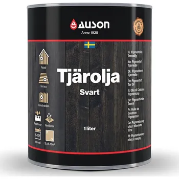 Olej na dřevo Auson Olej z dřevního téru - Černá 1l