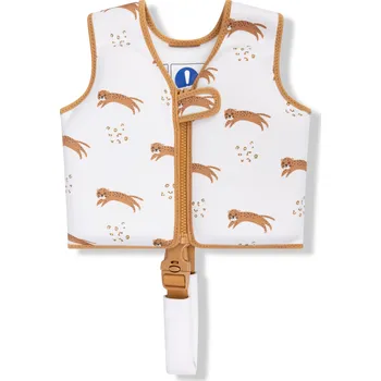 Nafukovací kruh Plovací vesta pro děti Brown Leopard 1-2 roky