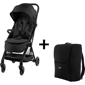 Dětské zboží Britax Set Kočárek FLYLITE + cestovní taška zdarma Carbon Black