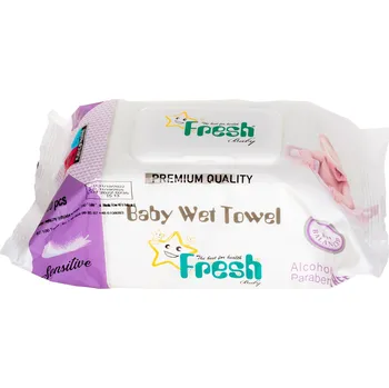 Dětský vlhčený ubrousek LIDER vlhčené ubrousky 120 ks