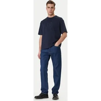 Pánská móda Calvin Klein T-Shirt Emblem Graphic LV14RF817G Tmavomodrá Regular Fit S