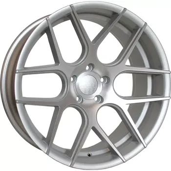 Disk Alu kola Haxer SSA03, 20x9 5x120 ET30, stříbrná matná + leštění