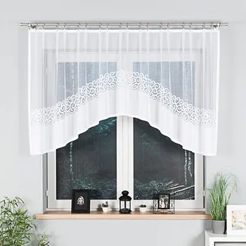 Záclona Kusová záclona Daniela 110 x 300 cm S řasící páskou F1