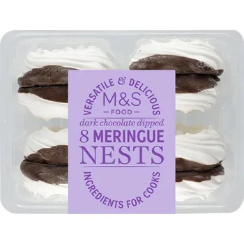 Čokoláda Marks & Spencer Sněhové pusinky máčené v hořké čokoládě