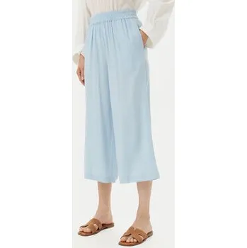 Dámské kalhoty Pieces Kalhoty culottes Pia 17154737 Světle modrá Wide Leg XL