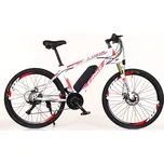 Horské elektrokolo, FRIKE, Easy, 26", červeno bílá, 2025 bez baterie