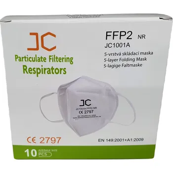 Fungicid JC Respirátor FFP2 10ks Plná certifikace.