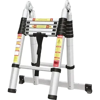 Žebřík Teleskopické hliníkové štafle RONO 2,2m / žebřík 4,4m (Teleskopické štafle)