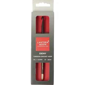 Jehlice Tuniský háček Lantern Moon 6mm (Tuniský vyměnitelný drěvěný háček Lantern Moon 6mm)