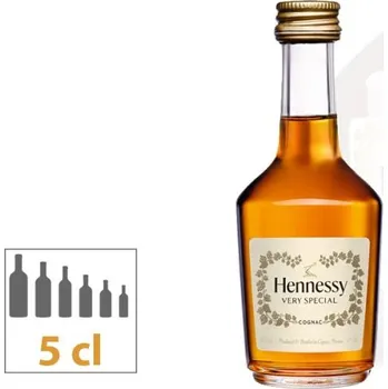 Alkoholický nápoj Hennessy VS 40% 0,05l (holá lahev)