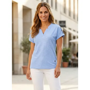 Dámské tričko Dámské triko KIXMI SELENA SVĚTLE MODRÁ XS