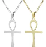 Přívěsek Anch z nerezové oceli s řetízkem - Light Gold RL