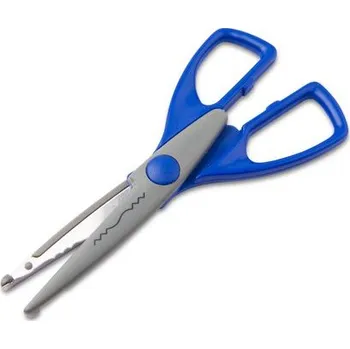 Krejčovské nůžky Nůžky na papír pro kreativní tvoření obloučky a zoubky 17cm