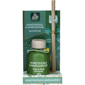 Aroma difuzér PanAroma Bytový difuzér Honeysuckle & Sandalwood 50 ml – hřejivá květinově-dřevitá vůně do bytu