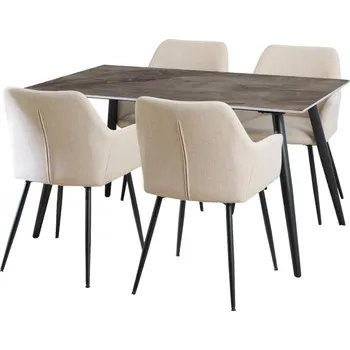 Jídelní set Jídelní set Wicklow šedý/béžový