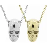 Přívěsek Lebka z nerezové oceli s řetízkem - Light Gold RL