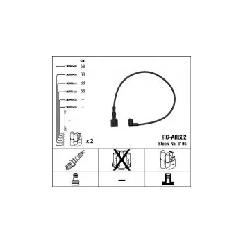 Zapalovací kabel Sada kabelů pro zapalování NGK RC-AR602 - ALFA ROMEO