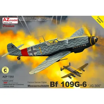 Plastikový model AZ Model Bf 109G-6 "JG.300" 1/72