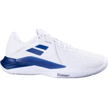 Pánská tenisová obuv Pánská tenisová obuv Babolat Propulse Fury 3 AC M White/Dark Blue EUR 44,5