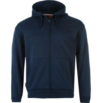 Pánská mikina Slazenger pánská mikina na zip, modrá Velikost: S