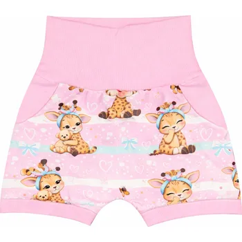 Kraťasy Baggy - Žirafky Velikost: 68