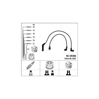 Zapalovací kabel Sada kabelů pro zapalování NGK RC-CR305 - CHRYSLER