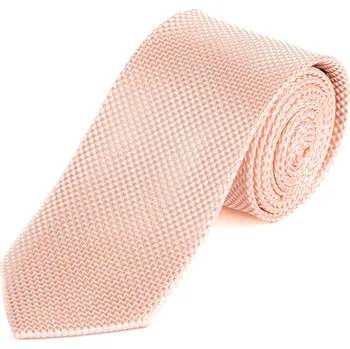 Kravata Kravata pánská AMJ vzorovaná KU1964, světlá lososová