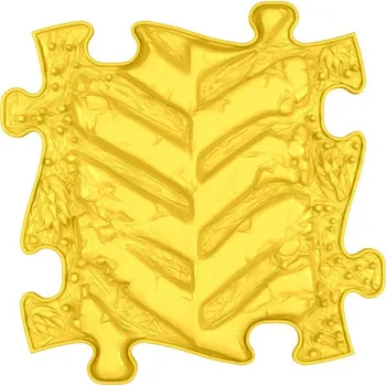 Masáž MUFFIK Akupresurní podložka tvrdá, žlutá, Traktorová stopa