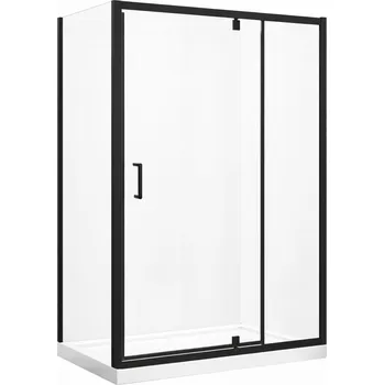 BESTECO HAMMER Black Sprchový Kout Obdélníkový 120x90 cm Černá Matná