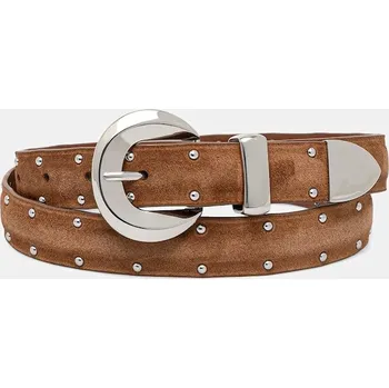 Opasek Semišový pásek IBlues SELLA 2617501011200 hnědá 88X, vel. M