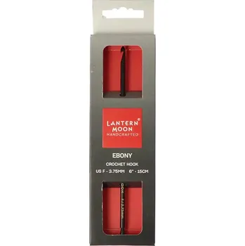 Nástroj na niť a příze Lantern Moon háček 3,75mm (Dřevěný háček Lantern Moon 3,75mm)