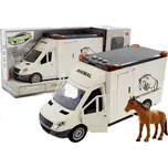 RKToys Auto na přepravu koní bílé