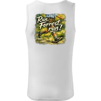 Pánské tílko Forrest Gump Pánské tílko - Filmové hlášky - Run Forrest Run Velikost: XS