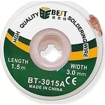 Páječka Odsávací knot (lícna) 1,5m x 3mm BEST BST-3015A