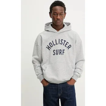 Pánská mikina Mikina Hollister Co. KI322.5388.122 šedá 09X, vel. XXL