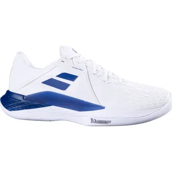 Pánská sportovní obuv Pánská tenisová obuv Babolat Propulse Fury 3 Clay Men White/Dark Blue EUR 44,5