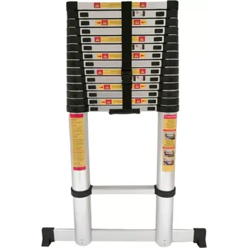 Žebřík Teleskopický hliníkový žebřík RONO LUX 5,8 m (Teleskopický žebřík)