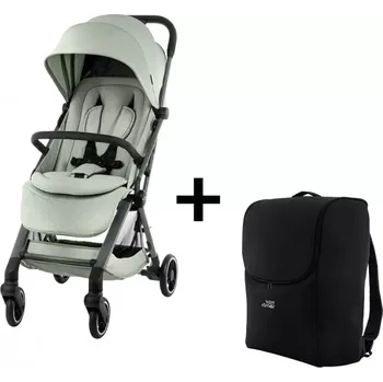 Dětské zboží Britax Set Kočárek FLYLITE + cestovní taška zdarma Sage Green