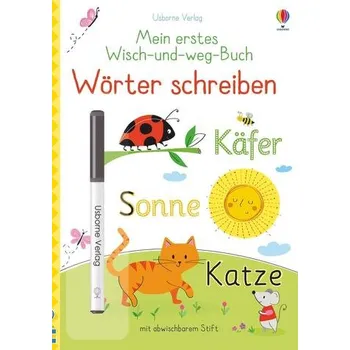 První čtění Mein erstes Wisch-und-weg-Buch: Wörter schreiben - Brooks, Felicity