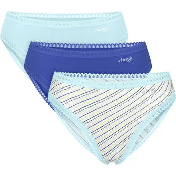 Kalhotky Dámské kalhotky SLOGGI GO CRUSH HIGH LEG 3PACK - BLUE L 0